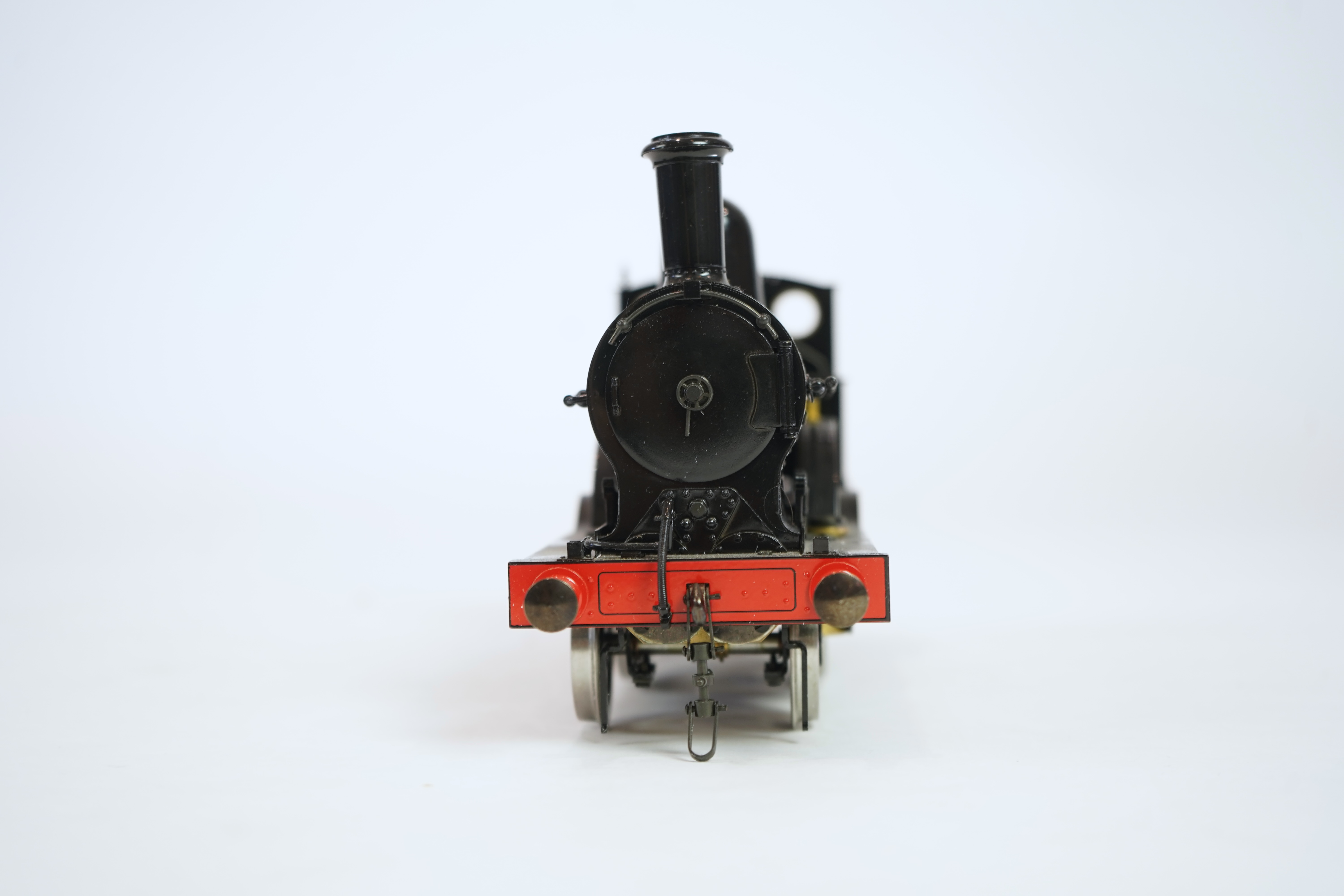 A Gauge One Aster Hobbies live steam LMS Precedent Class, 2-4-0 tender locomotive, in the final unlined black livery as Snowdon 5001, with spirit fired working two cylinder motion.